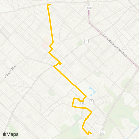 Municipios (Provincia de BA) Transporte Ideal San Justo S.A. map