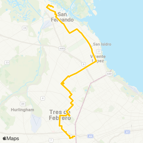 Provincia de Buenos Aires Compañia Noroeste S.A.T. map