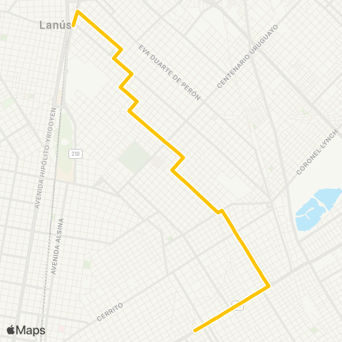 Provincia de Buenos Aires General Tomas Guido S.A.C.I.F. map