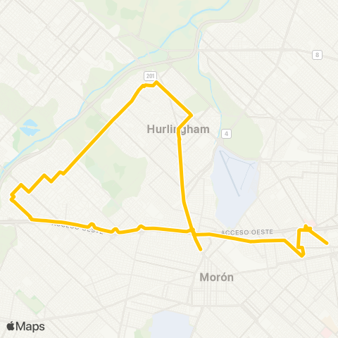 Provincia de Buenos Aires Empresa del Oeste Sat map