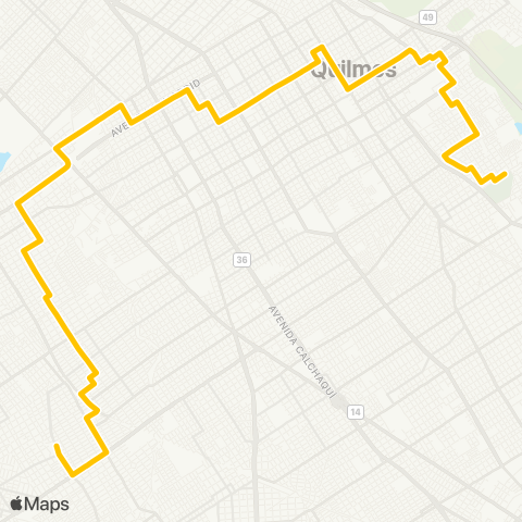Provincia de Buenos Aires Expreso Villa Nueva S.A. map