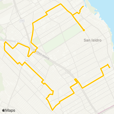Provincia de Buenos Aires Micro Omnibus General San Martin Sac map