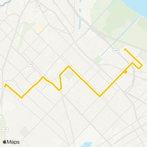 Provincia de Buenos Aires Micro Omnibus o´Higgins S.A.T. map