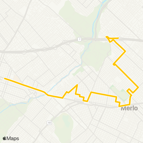 Provincia de Buenos Aires Transportes la Perlita S.A. map