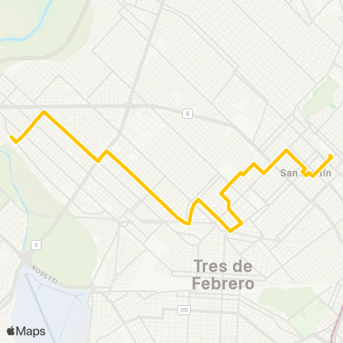 Provincia de Buenos Aires Transportes Villa Bosch Sac el map
