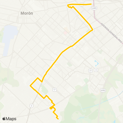 Provincia de Buenos Aires Almafuerte Empresa de Transporte S.A.C.I map
