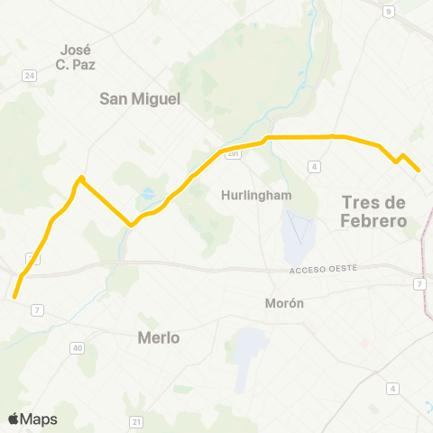 Provincia de Buenos Aires Transportes Atlantida S.A.C. map