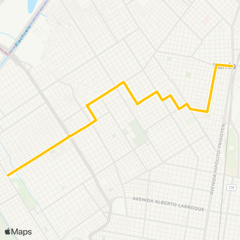 Provincia de Buenos Aires Cia Andrade Empresa de Transporte de Pas map