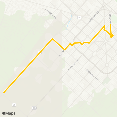Provincia de Buenos Aires Empresa Nueve de Julio S.A.T. map