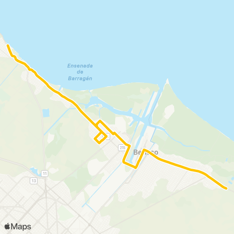 Provincia de Buenos Aires Transporte la Union Sa map