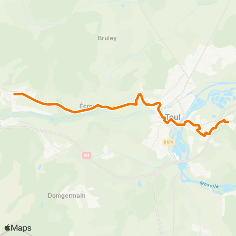 Colibri Foug - Villey-le-Sec - Foug map