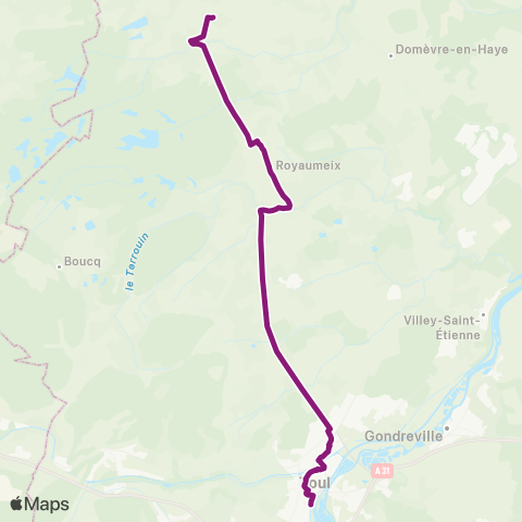 Colibri Manoncourt-en-Woëvre - Quai Drouas / Valcourt - Grosrouvres map