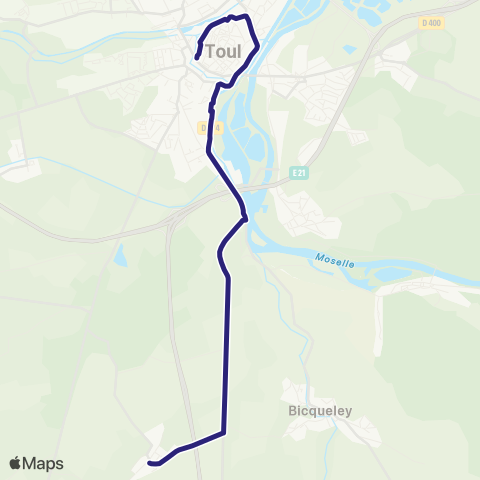 Colibri Bicqueley - Gare routiere - Gye map