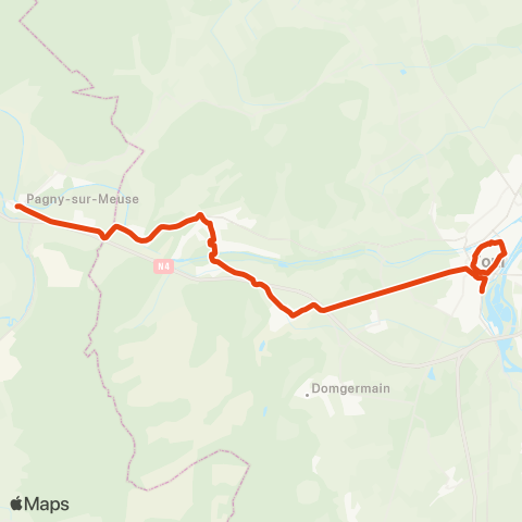Colibri Pagny-s/-Meuse - Gare routiere / Valcourt - Pagny-s/-Meuse map