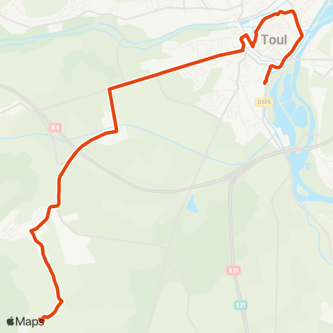 Colibri Charmes-la-Côte - Valcourt / Gare Routiere - Charmes-la-Côte map