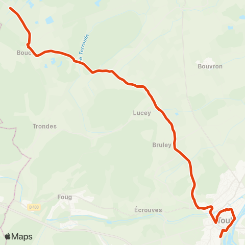 Colibri Boucq - Valcourt - Boucq map