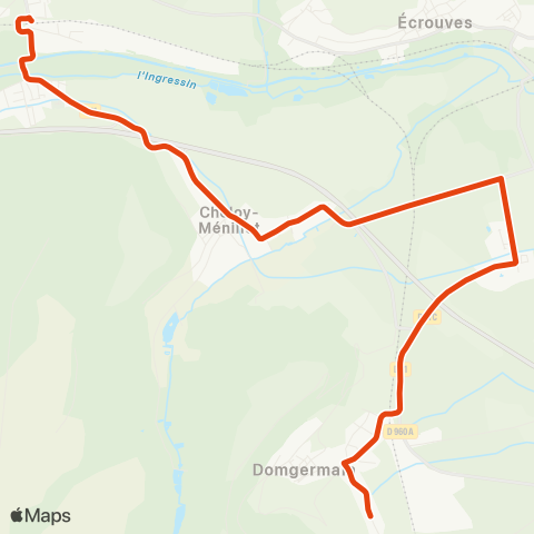 Colibri Boucq - Foug - Boucq map