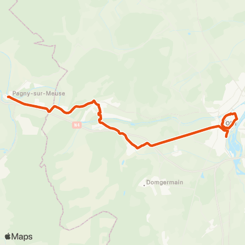 Colibri Pagny s/ Meuse - Toul Valcourt - Pagny s/ Meuse map