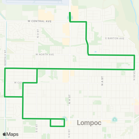 COLT North Lompoc map