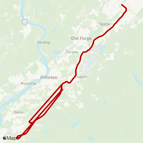 COLTS Mohegan Sun / WB VA map