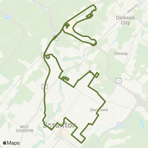 COLTS City Circle North map