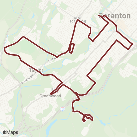 COLTS City Circle South map