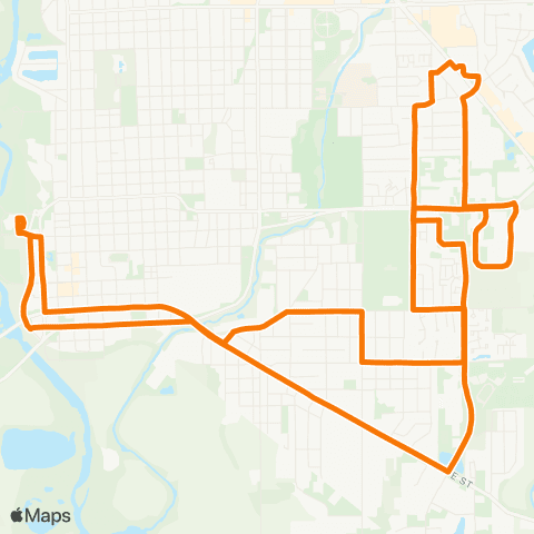 ColumBUS Transit 4 map