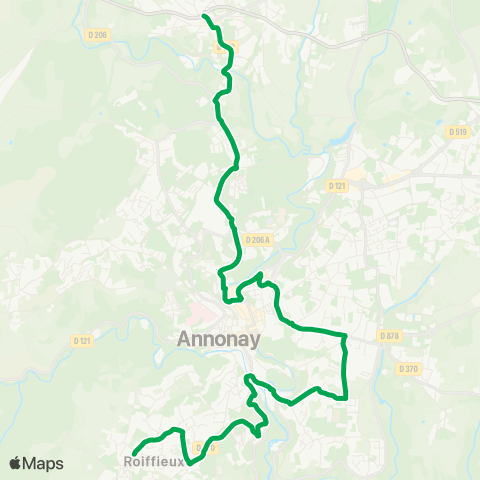 CoqueliGO Boulieu Écoles <> Roiffieux map