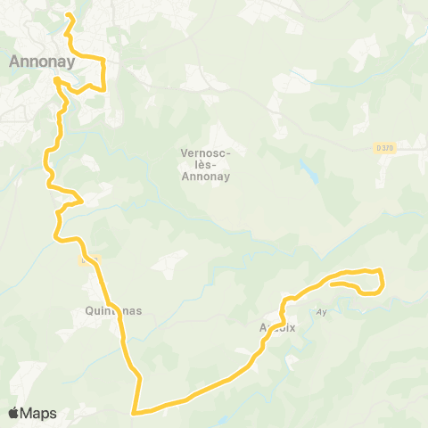 CoqueliGO Scolaire Ardoix / Quintenas / Fely / Annonay map
