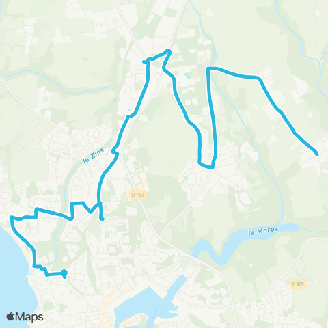 Coralie La Haie - Collège des Sables blancs map