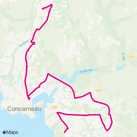 Coralie Keramporiel - Centre - le Porzou map