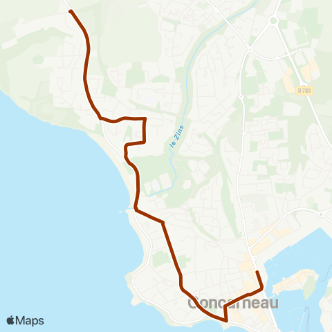 Coralie Camping des Prés verts - Centre ville map