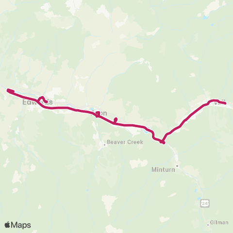 Core Transit Hwy 6 map