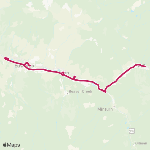 Core Transit Hwy 6 map