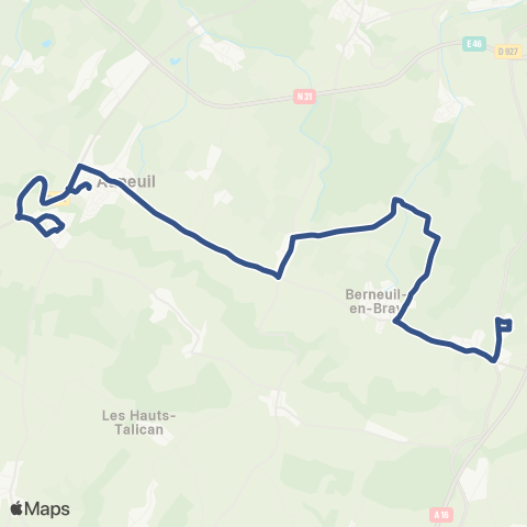 Corolis - Réseau scolaire Ligne 513 map