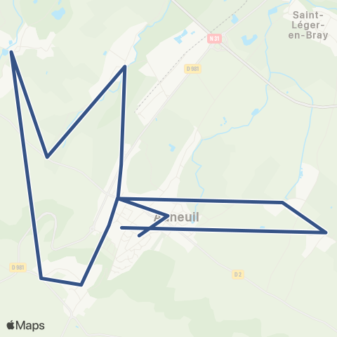 Corolis - Réseau scolaire Ligne 516 map
