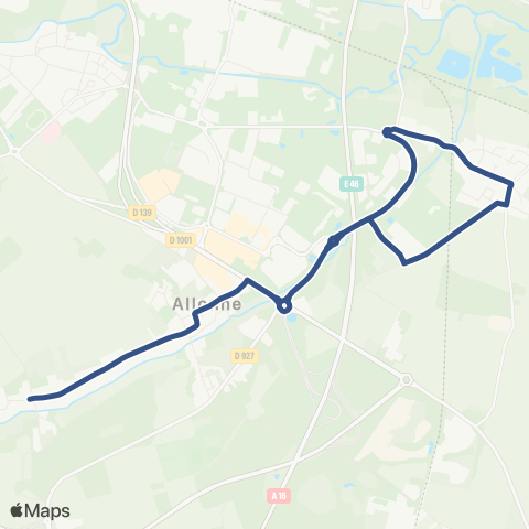 Corolis - Réseau scolaire Ligne 526 map