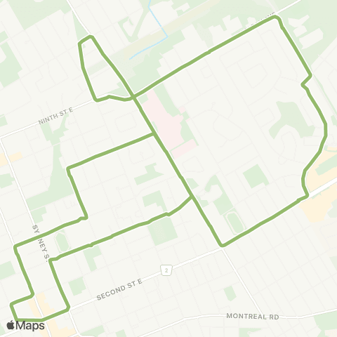 Cornwall Transit McConnell map