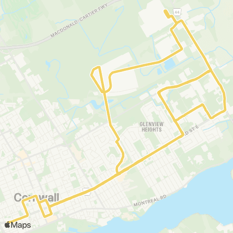 Cornwall Transit Business Park map