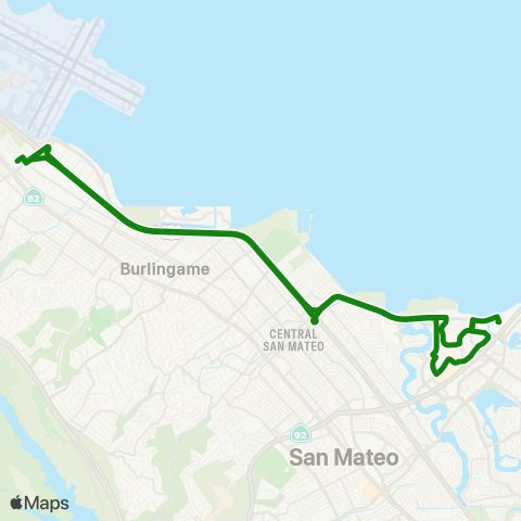 Commute.org North Foster City map