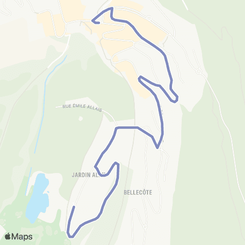 Navettes de Courchevel F map