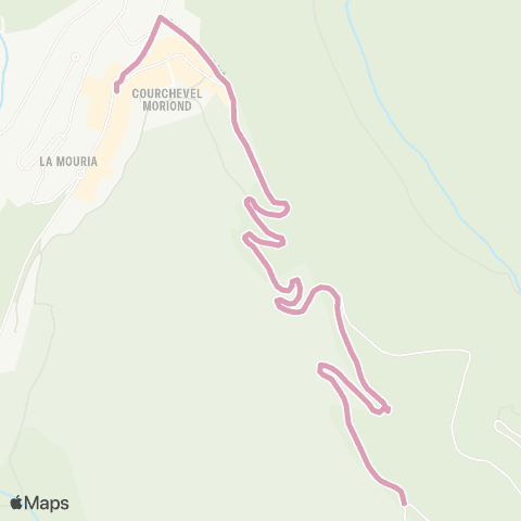 Navettes de Courchevel H map