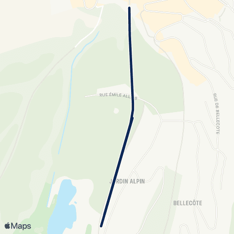 Transport par câble de Courchevel TC du Jardin Alpin map