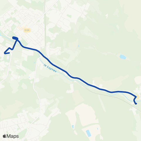 Pays d'Aix Mobilité Lycée de Luynes - Lycée Valabre map