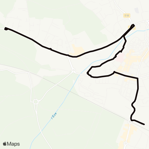 Pays d'Aix Mobilité Croix de Gon Gare SNCF map