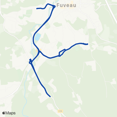 Pays d'Aix Mobilité Fuveau Primaires et Maternelles map