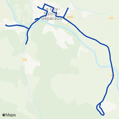 Pays d'Aix Mobilité Clg le Puy Ste Réparade map