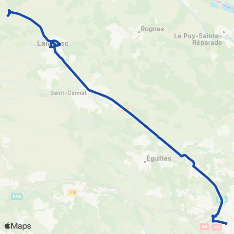 Pays d'Aix Mobilité Mfr Garachon map