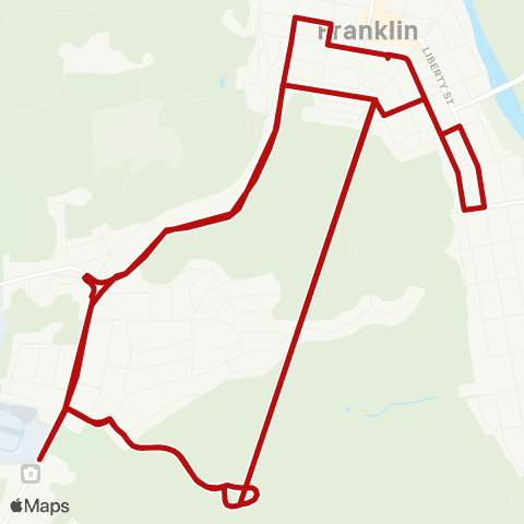 CATA Franklin South map