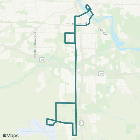 Cedar Rapids Transit  map